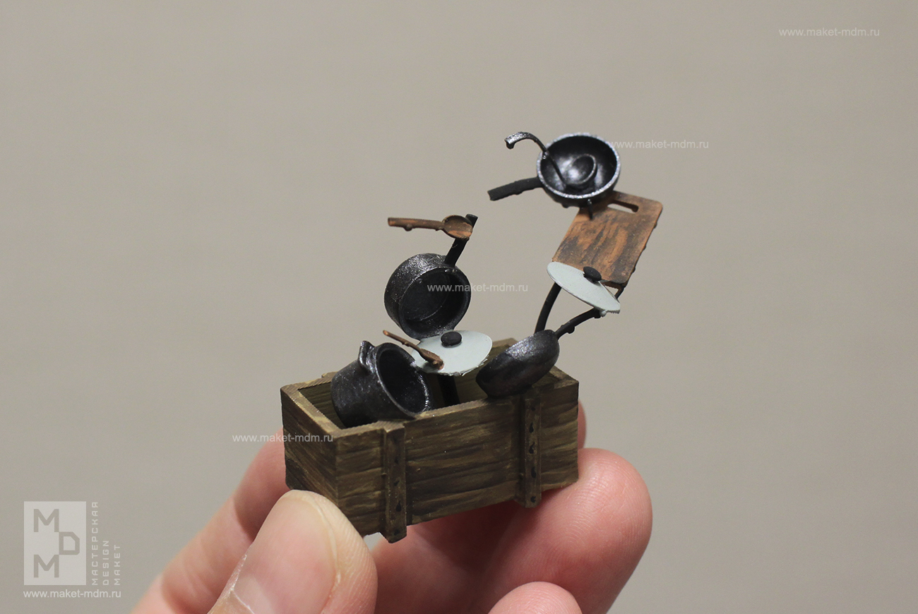 макет декораций к спектаклю Пик Ник Электротеатра Станиславский