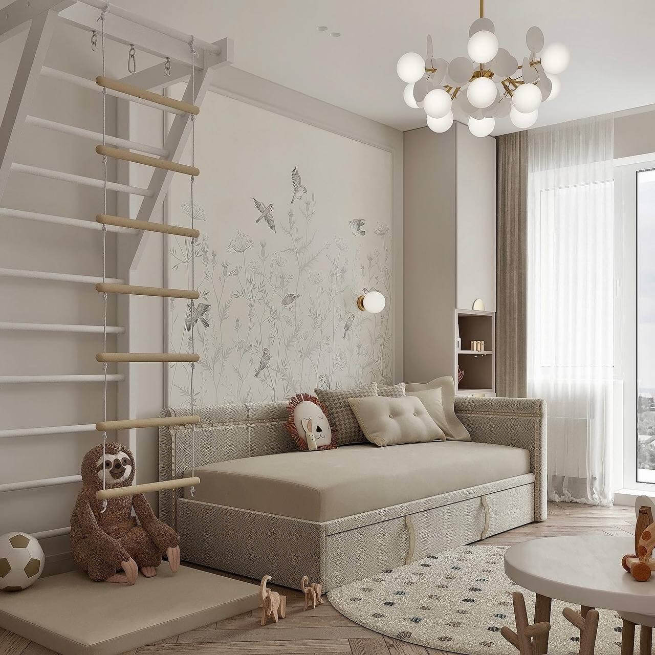 play ground in a children's room