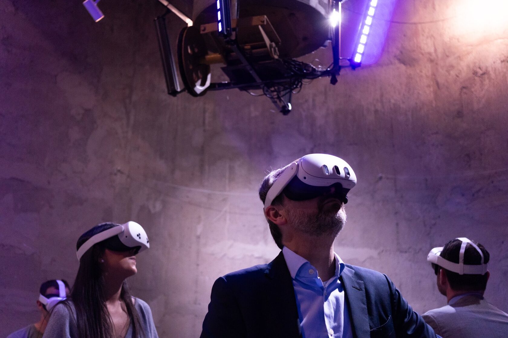 Six-seat 360 VR cinema setup at SILOSI in Belgrade