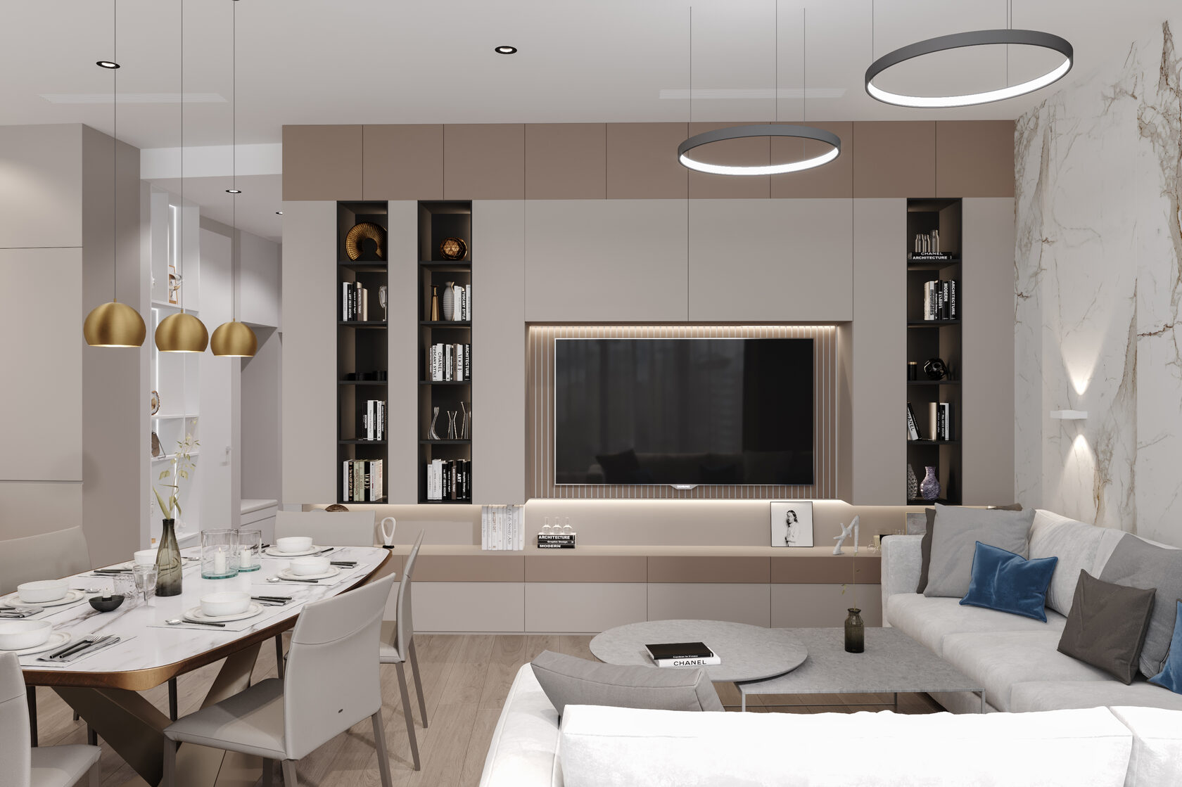 ЖК Серебряный парк – Проект Daria Elnikova Interiors