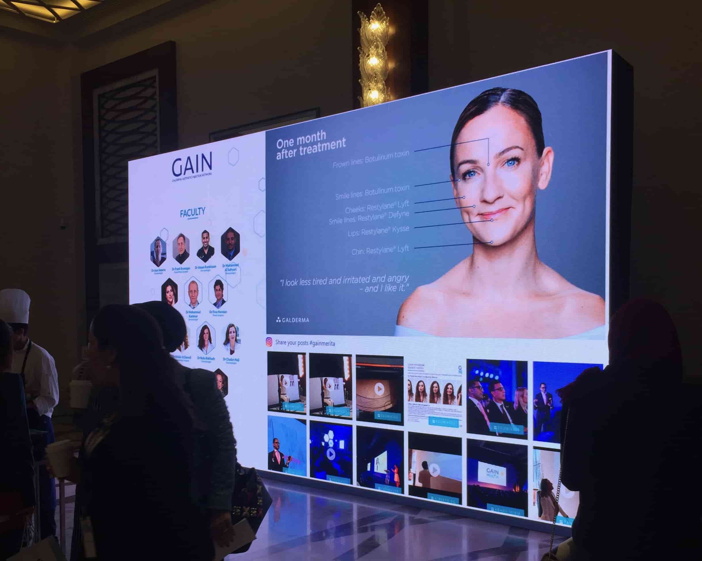 GAIN Galderma Event by dotbeto Experiential Production House in Dubai