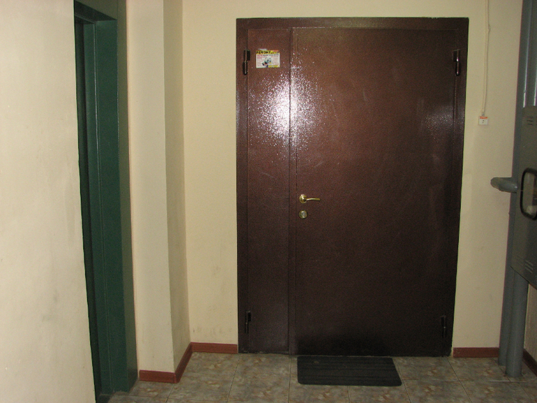 Входная дверь со стороны подъезда фото