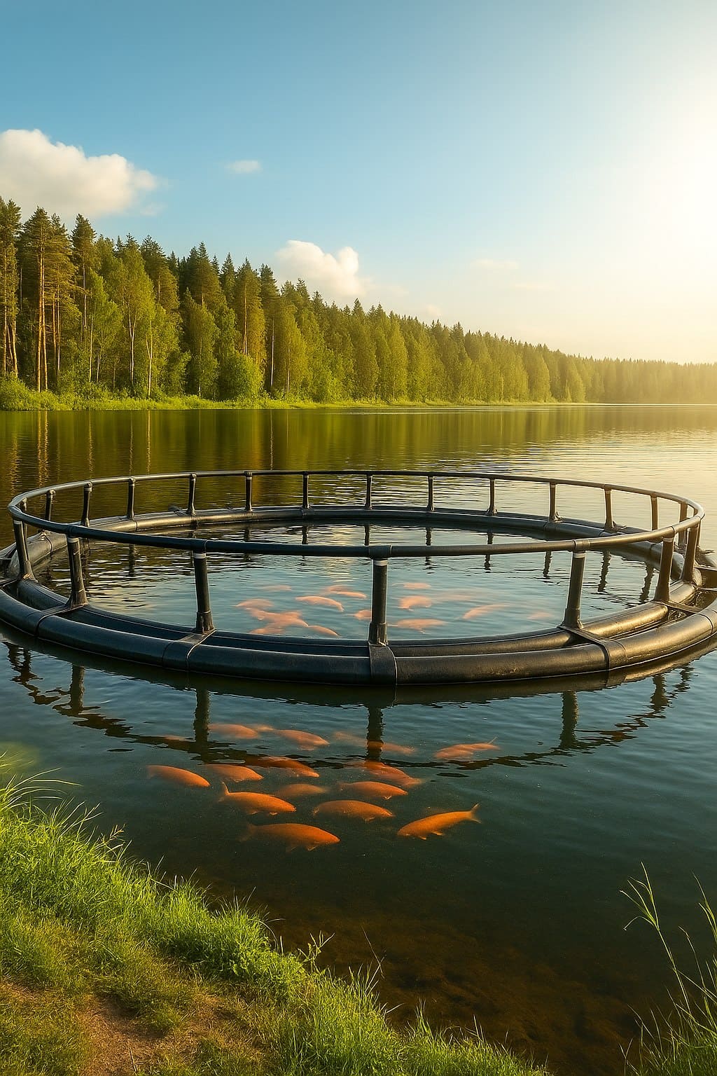 Пластиковые садки для рыбы