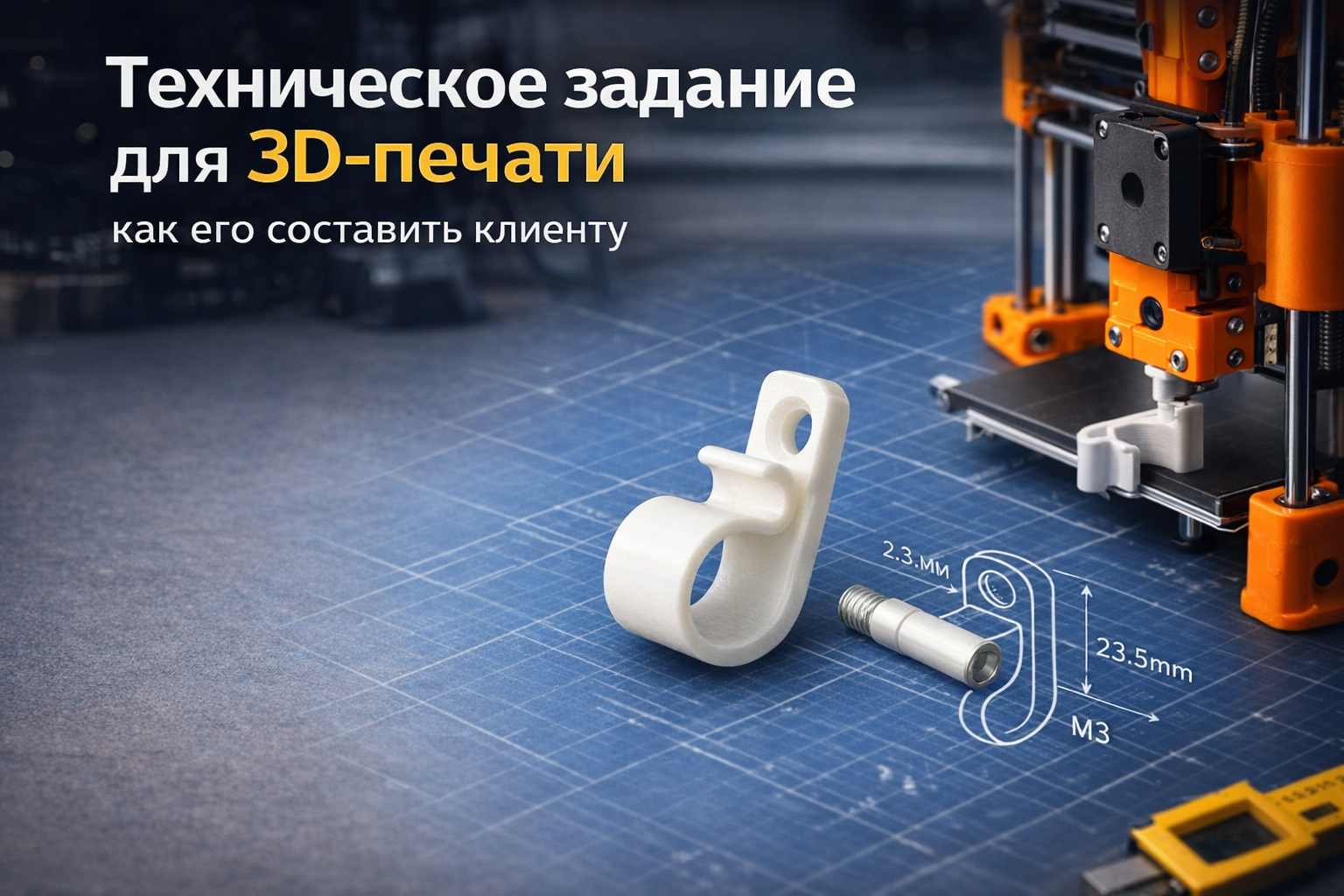 Техническое задание для 3D-печати: как его составить клиенту