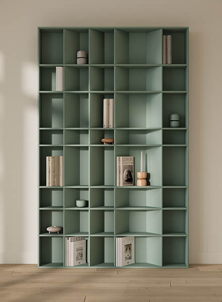 Стеллаж 45º из ЛДСП от Yaratam Design