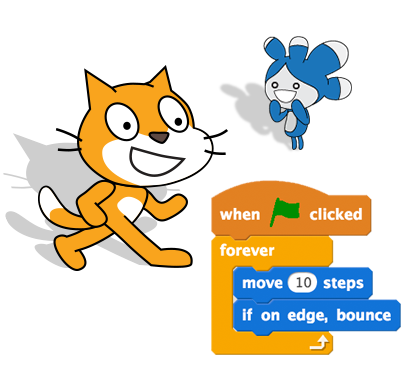 Как сделать игру кошки мышки в scratch