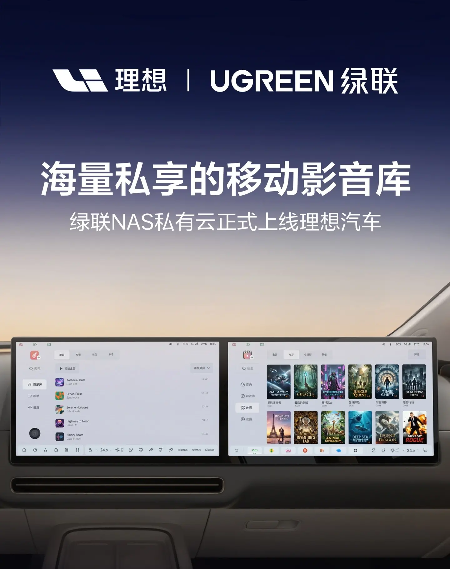 Li Auto интегрирует UGREEN NAS: доступ к домашнему облаку прямо в автомобиле