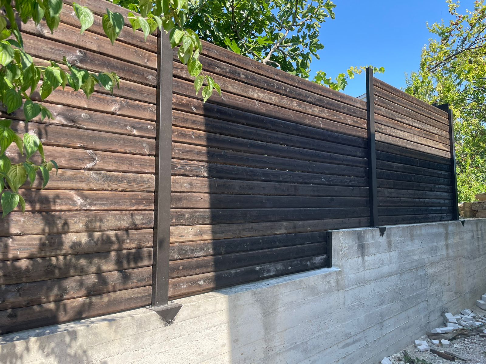 Купить планкен для забора из Каменного дерева KD "ECOBURN" | HARDWOOD