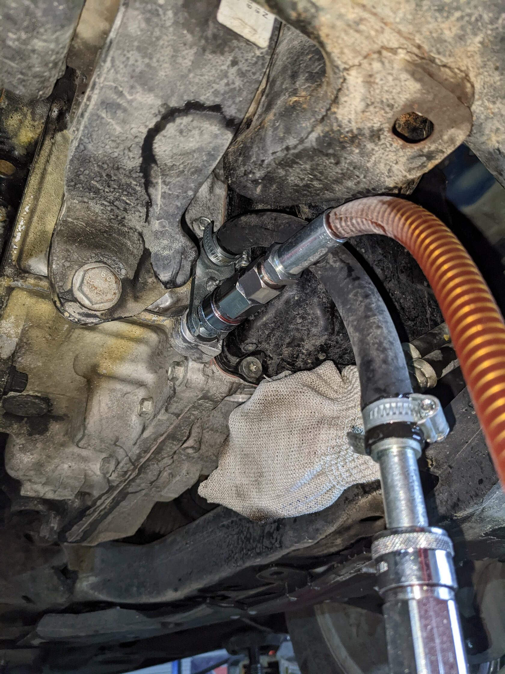 Демонтаж магистрали охлаждения