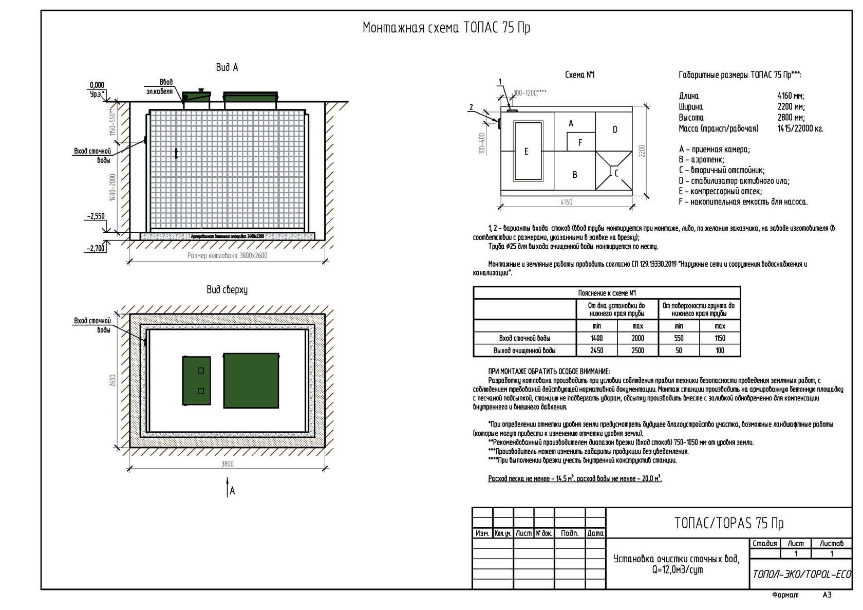 монтажная схема аквалос 2 самотечная