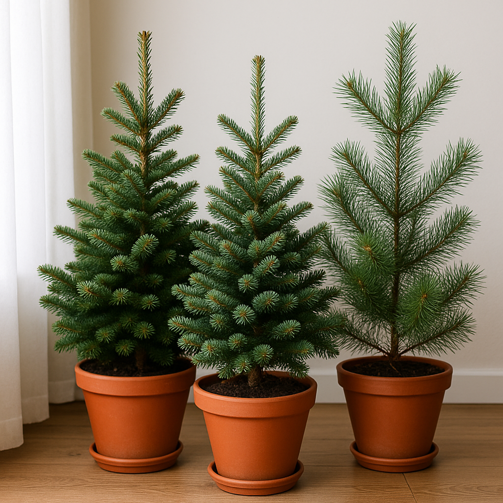 Живая елка, пихта, сосна в горшке - как ухаживать