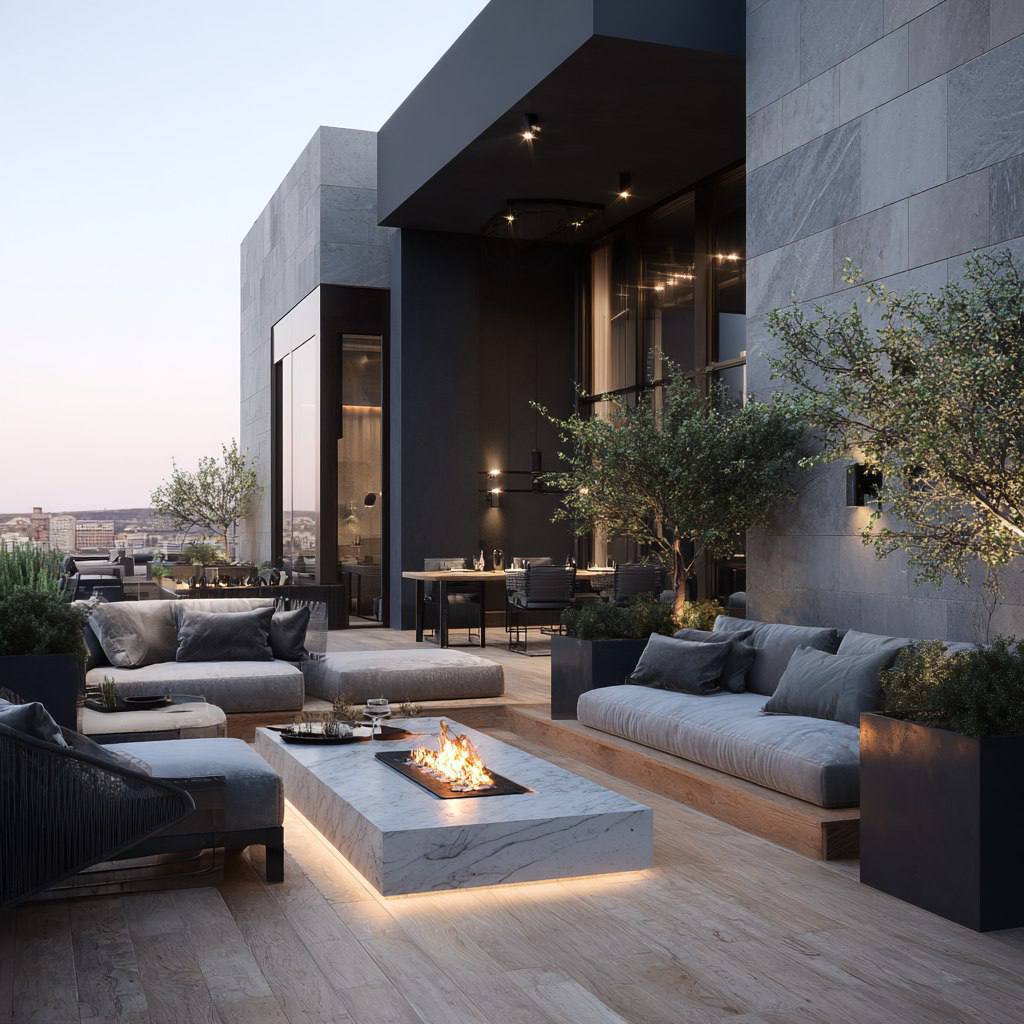 озеленение плодовыми растениями на веранде