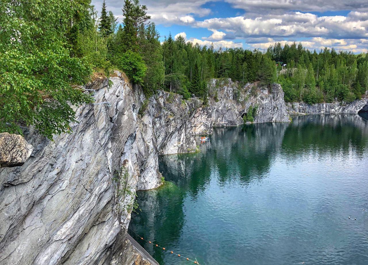 Рускеала в мае фото