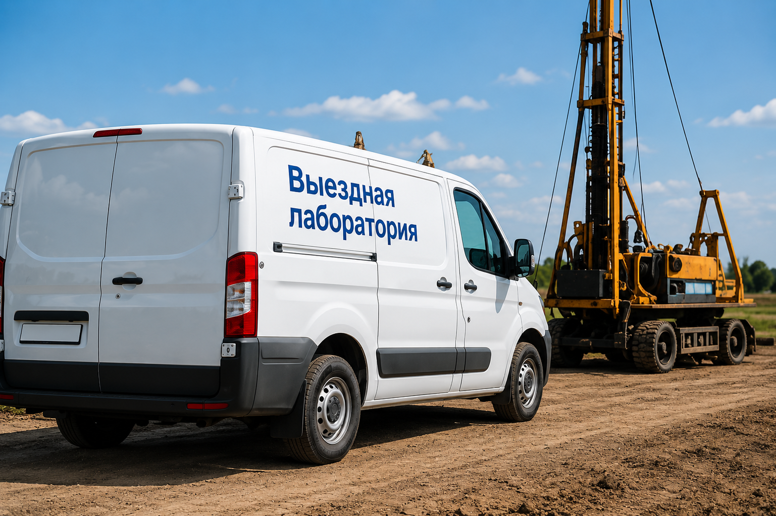 Выезд лаборатории на объект