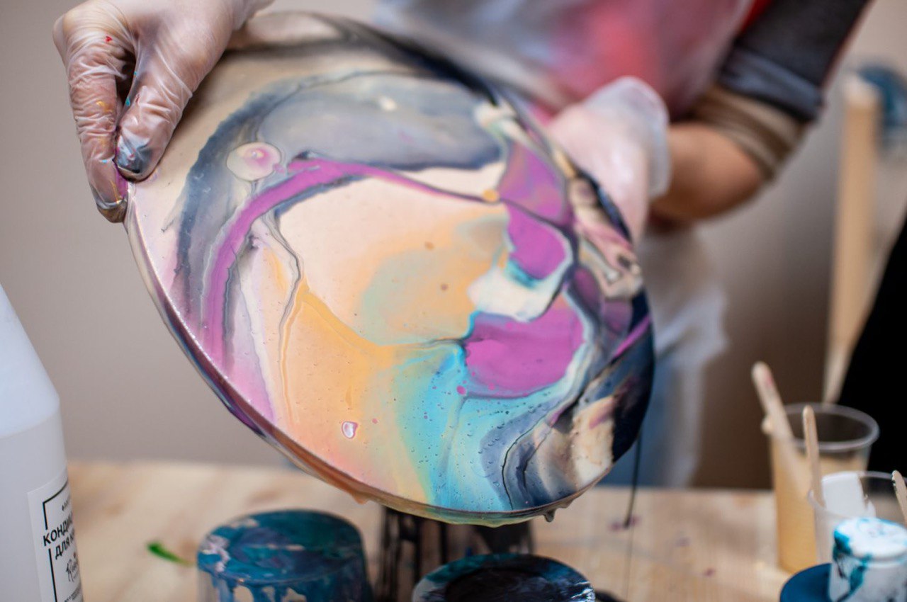 Fluid Art (Жидкий акрил)