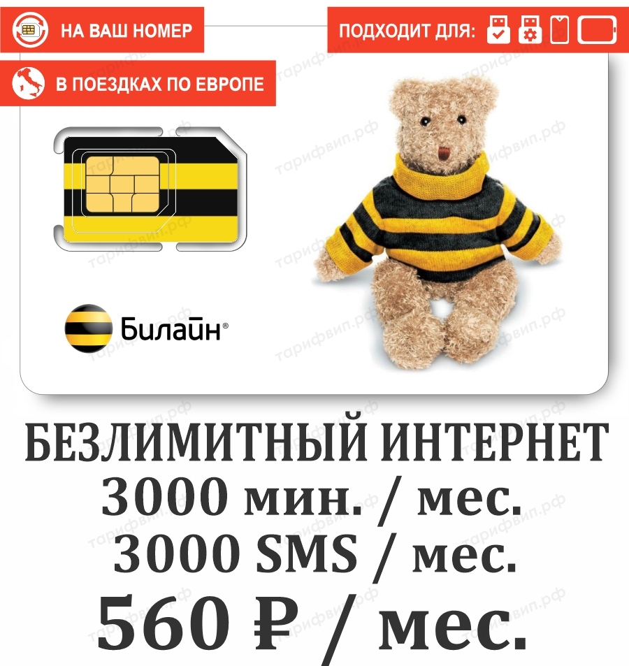 Билайн тариф Ключевой 560