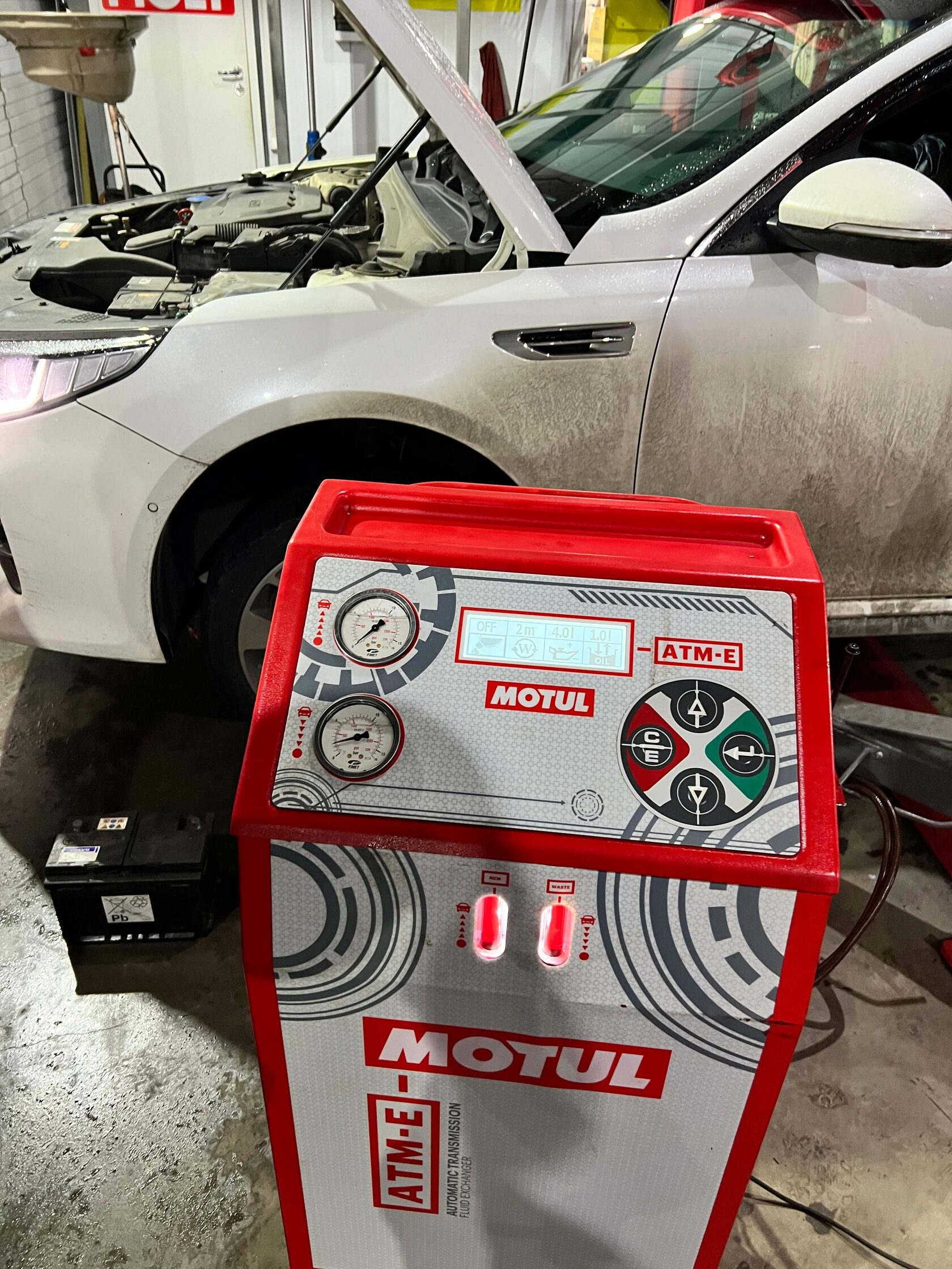 Результат замены масла в Motul Команда