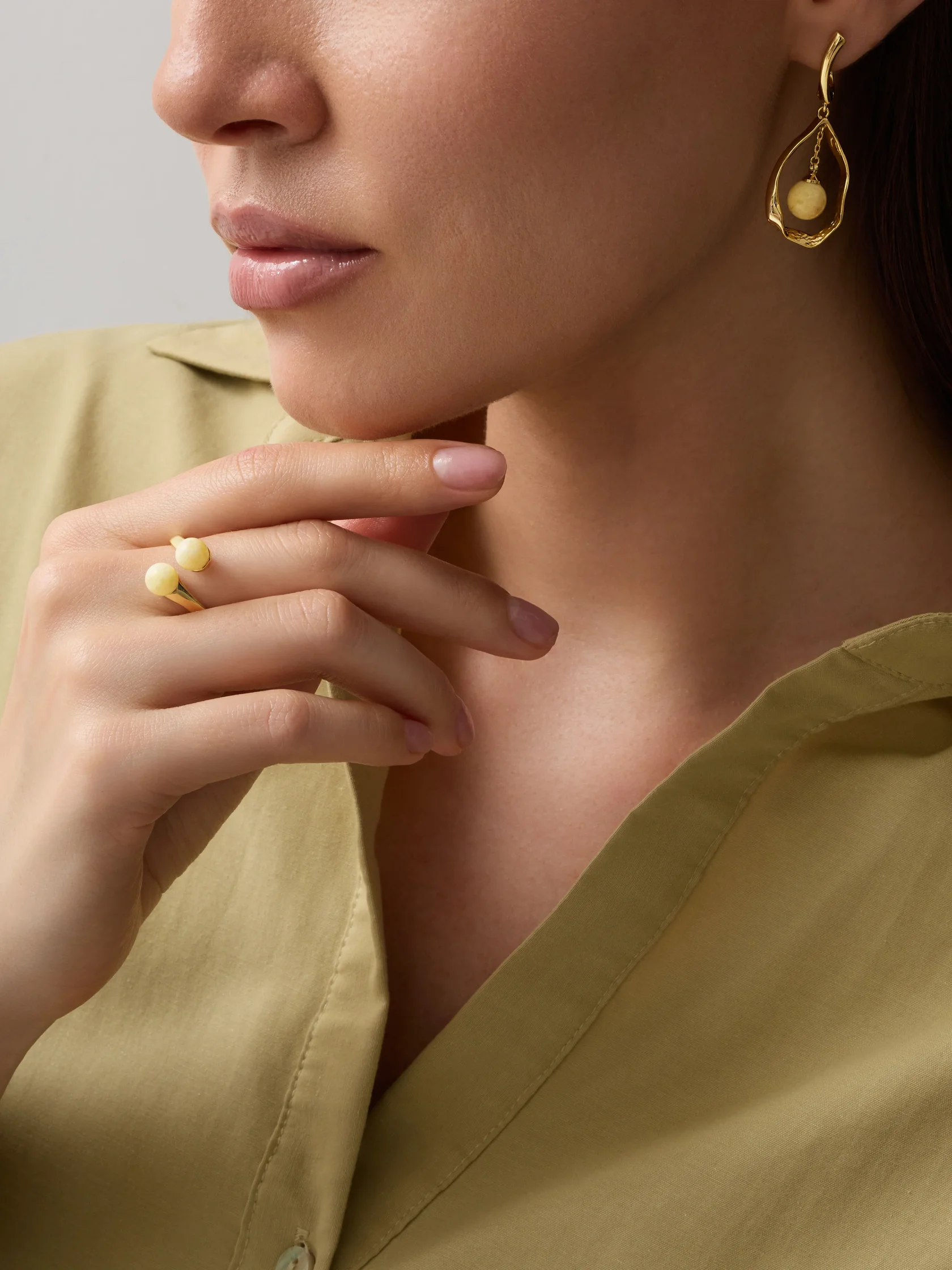 съемка украшений на модели