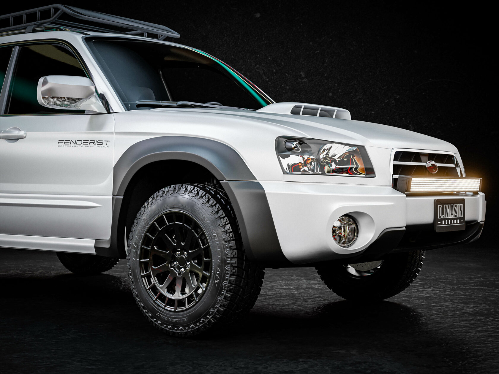 Fender Flares 30mm Set / Wide Body Kit SUBARU FORESTER SG5 0205 ACTIVE VACATION