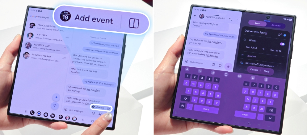 Galaxy AI и многозадачность на Samsung Galaxy Z Fold 8 Ultra