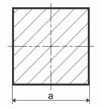 Чертеж квадрата. Черчение квадрат. Квадрат стальной чертёж. Изображение квадрата на чертеже.
