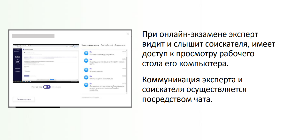 Дистанционный экзамен с системой прокторинга