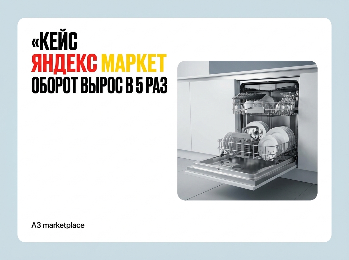 Кейс продвижения встраиваемых посудомоечных машин на Яндекс Маркете