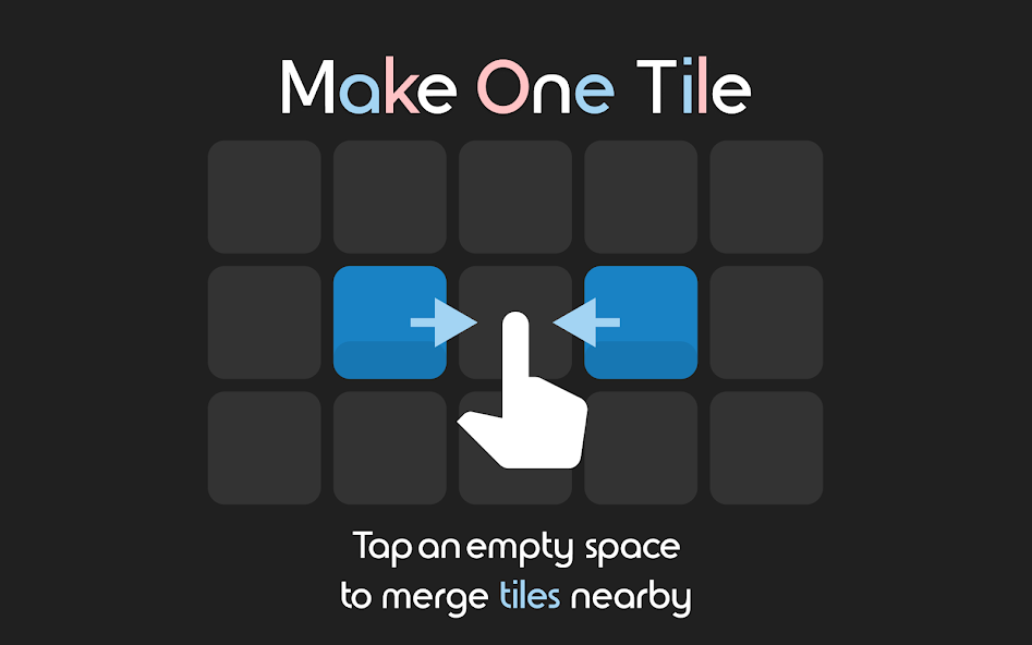 Make One, a minimalist merge-all-tiles-into-one puzzle for Android and iPhone