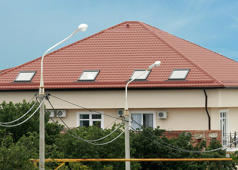 Результат кровельных работ дома в Геленджике 