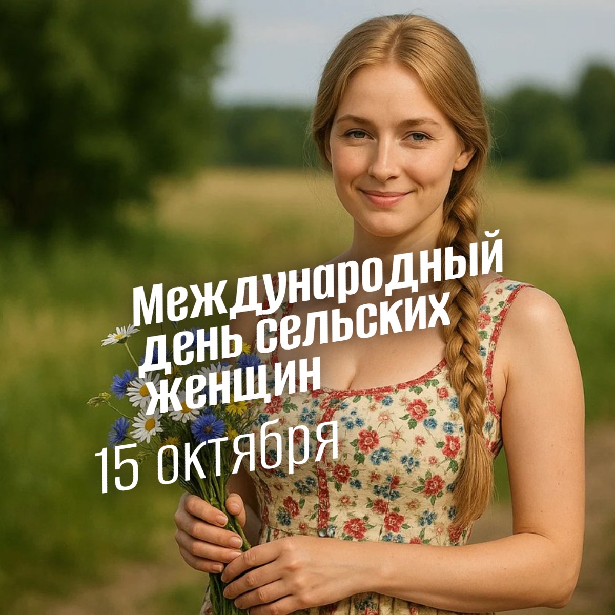 Международный день сельских женщин 15 октября 2025 geek hostel prazdniki