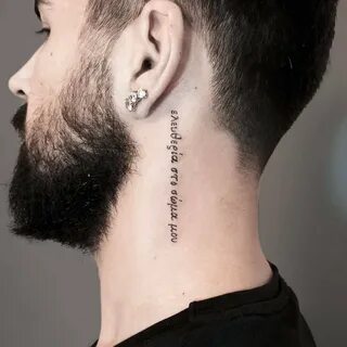 Популярные стили татуировок на шее для мужчин