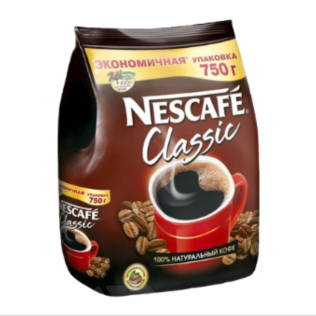 Производитель кофе купить. Кофе Нескафе Классик 750г. Нескафе Классик 750 гр. Кофе Нескафе Классик пакет 60гр. Кофе Nescafe 750 грамм.