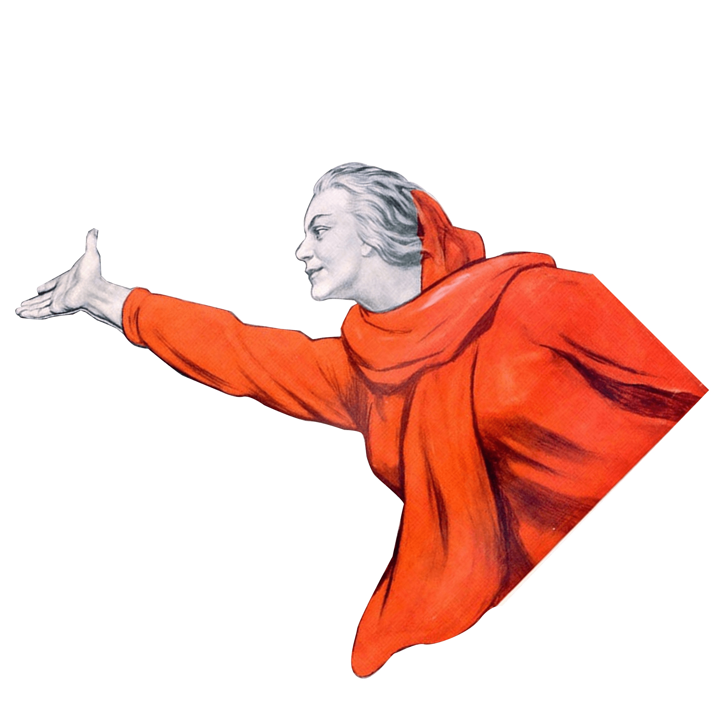 Женщина с плаката "Во имя мира"