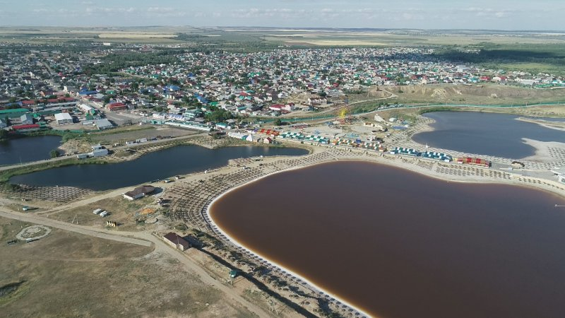 Панорама курортной зоны Соль-Илецка