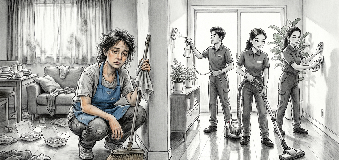 Профессиональный клининг VS штатный уборщик