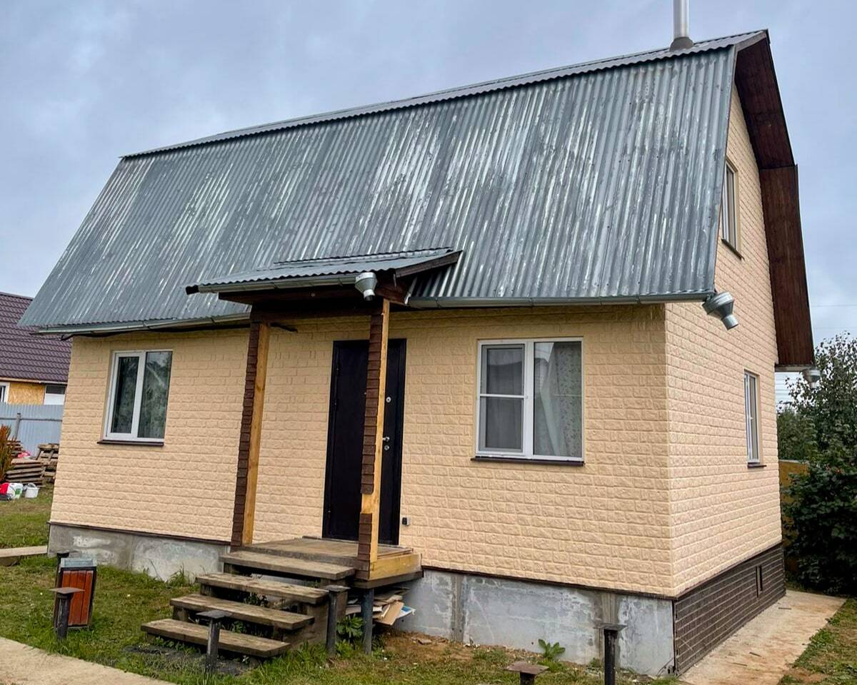 Дом из бруса после
