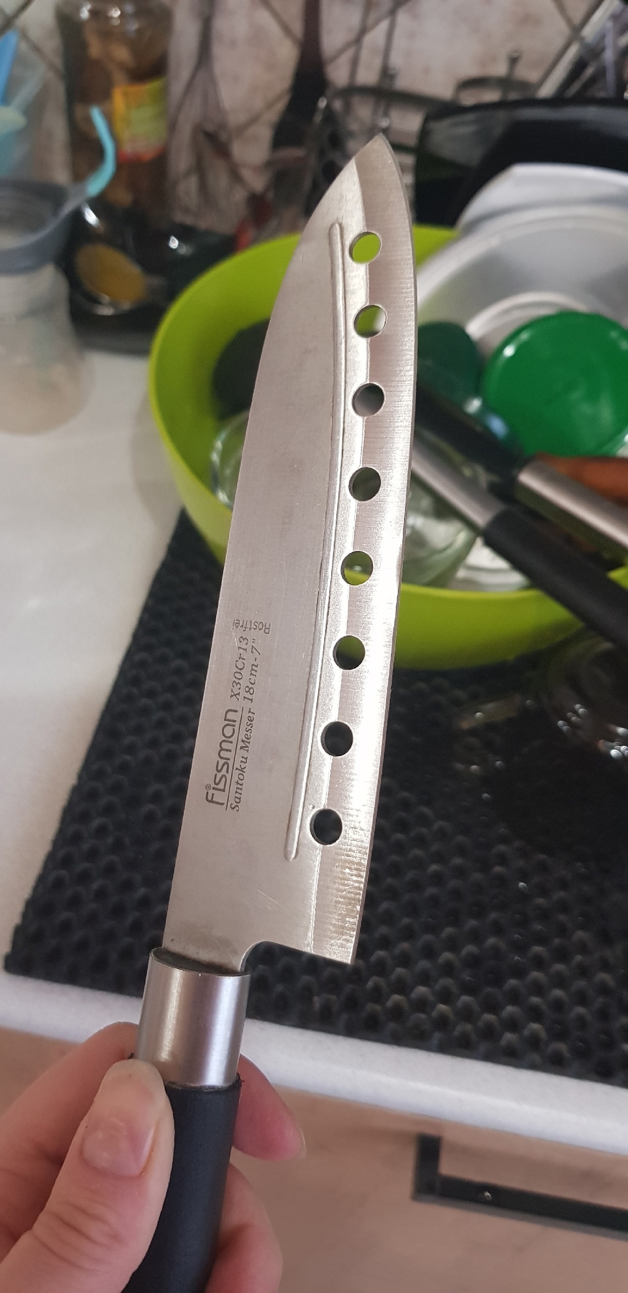 Нож после заточки в Центре Заточки 