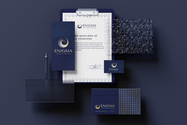 Агентство недвижимости Enigma Residence: логотип, сайт, фирменный стиль, макеты для типографии