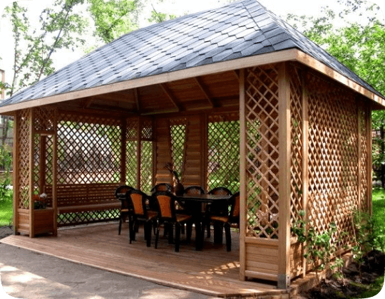 Беседка Б-13 из дерева