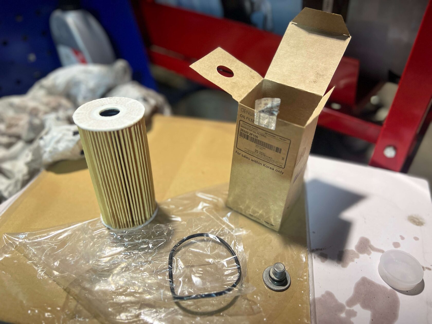 Комплектующие для ТО Hyundai Staria