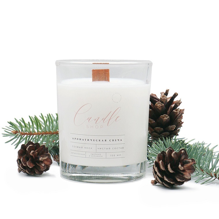 Восковая свеча Хвоя