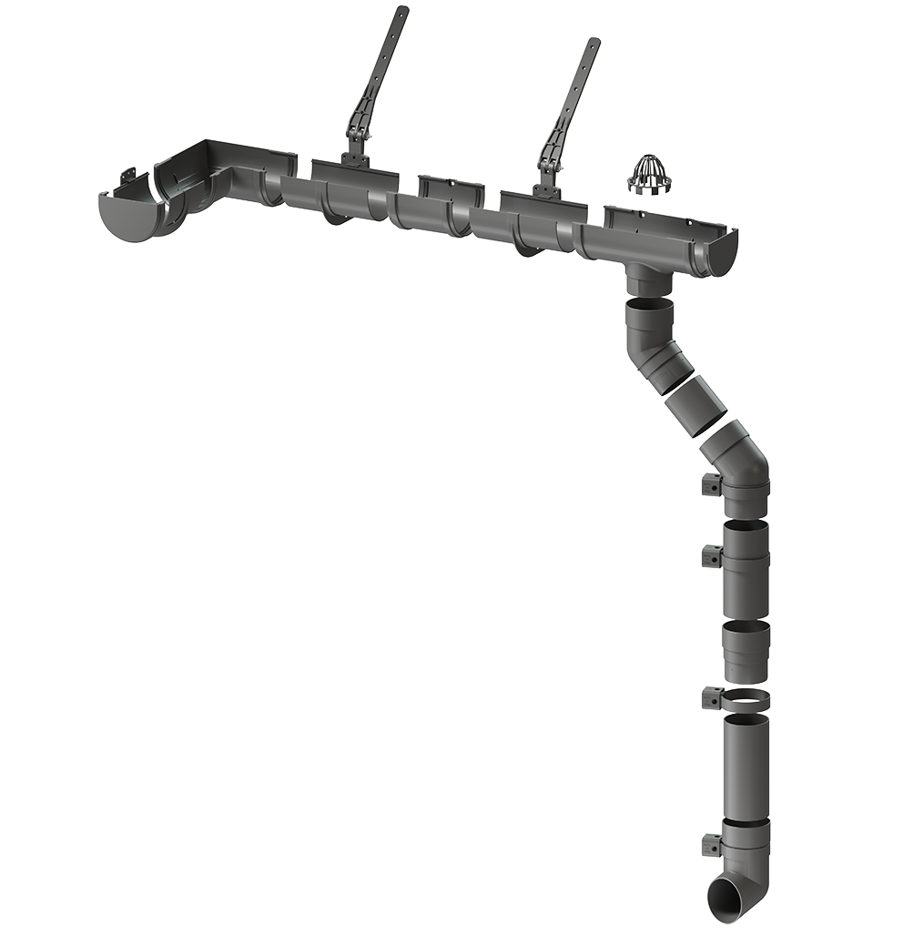 Пластиковый водосток Дёке серия PREMIUM | vkplusekb.ru