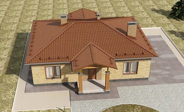 Проект одноэтажного дома (A-112): изображение 5