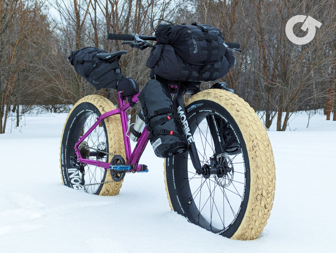 Inobike Traveler Dad 2023, прототип с байкпакингом