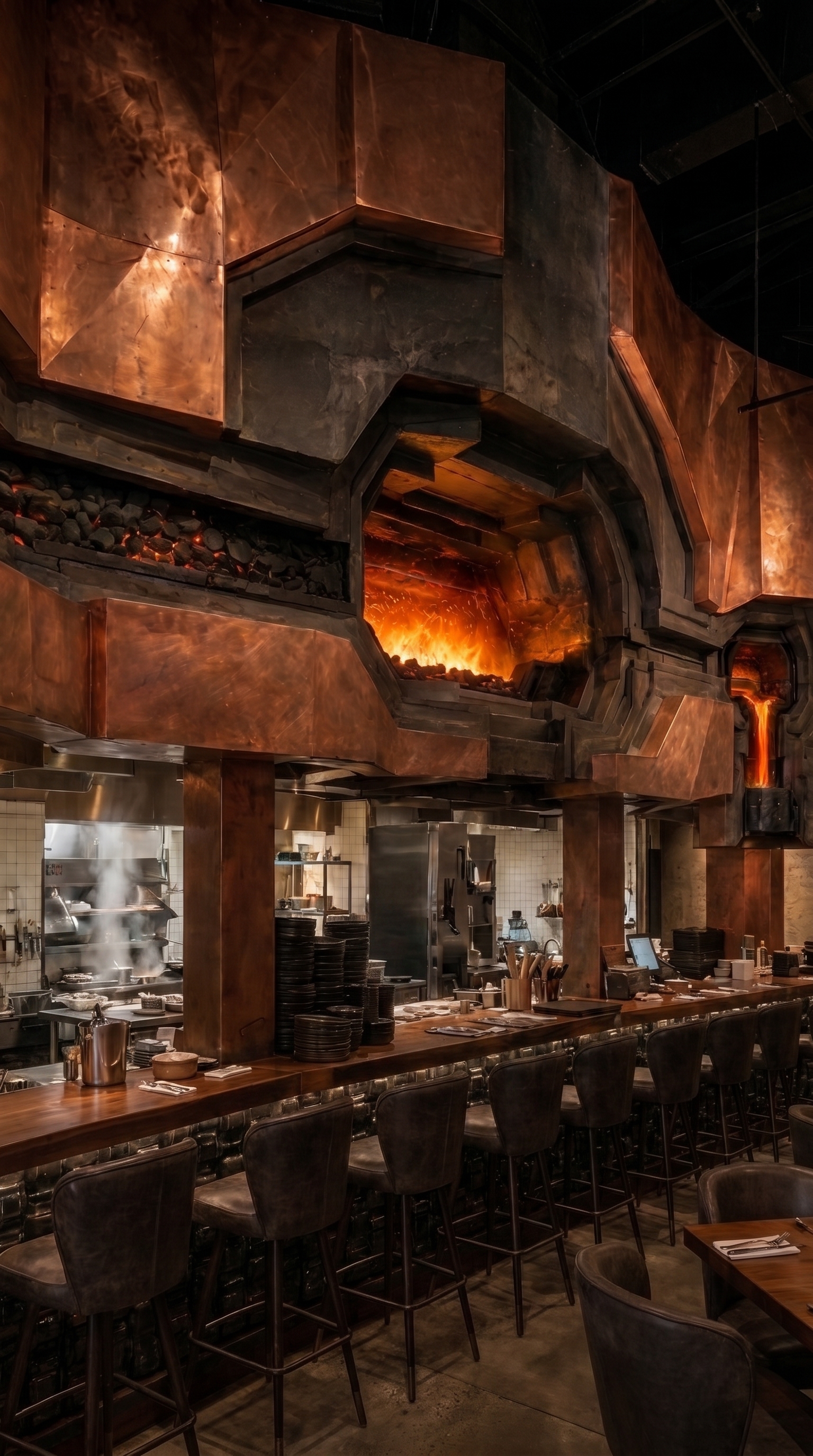 Restaurant art installation concept by MASTERIUM