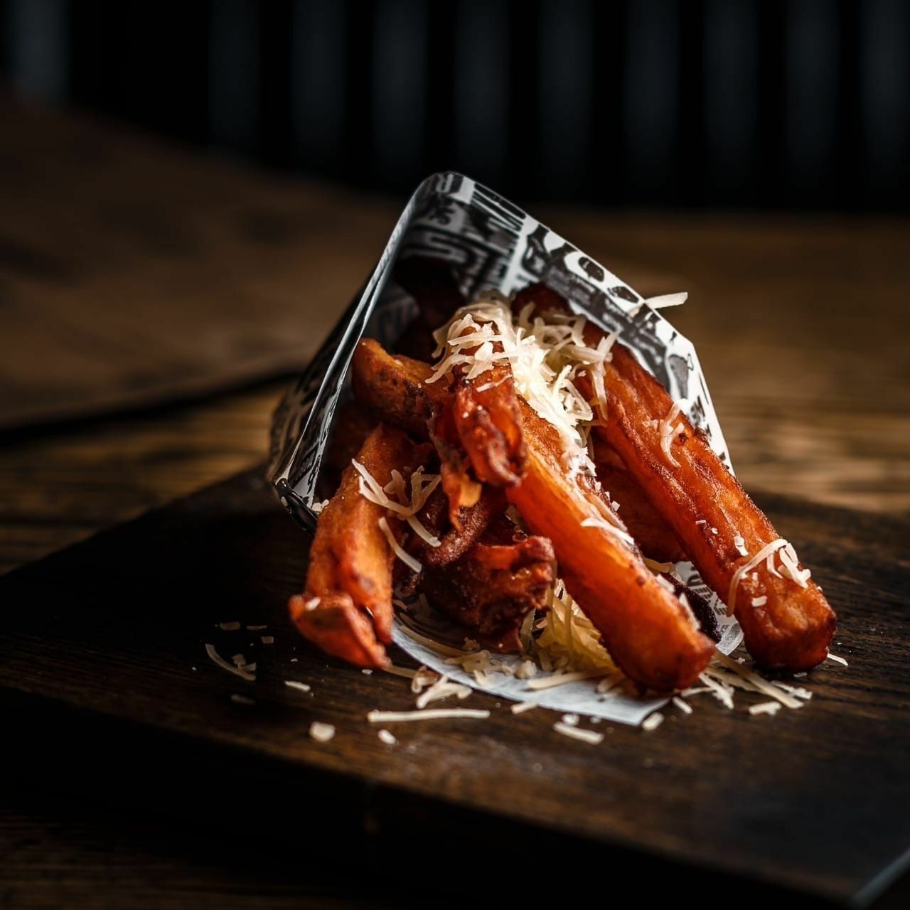 红薯薯条配巴马干酪