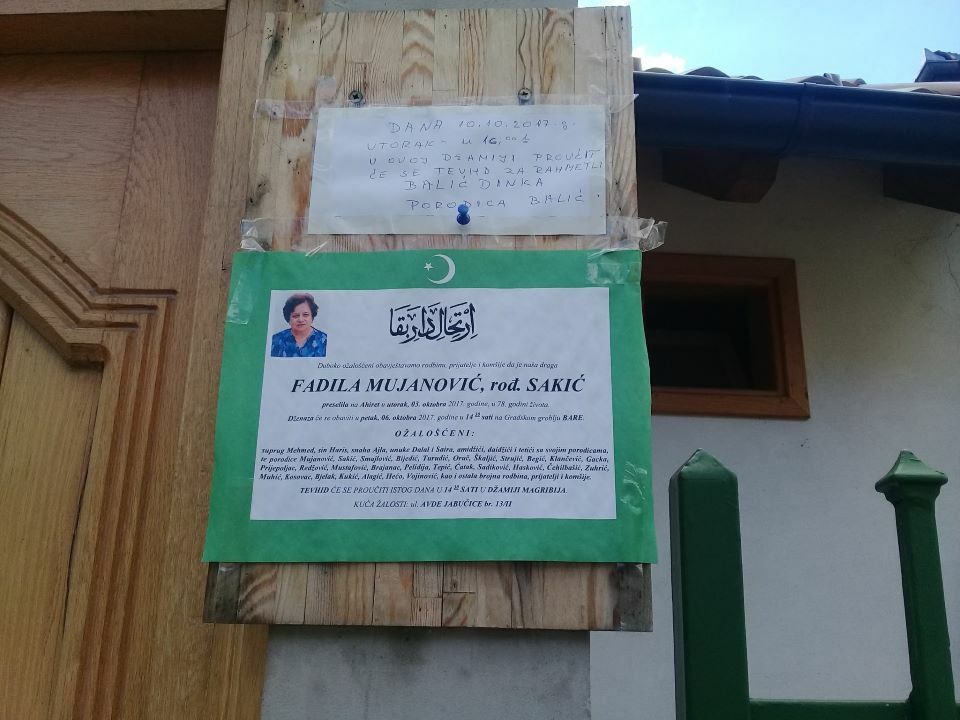 балканы босния и герцеговина сараево циглане некролог