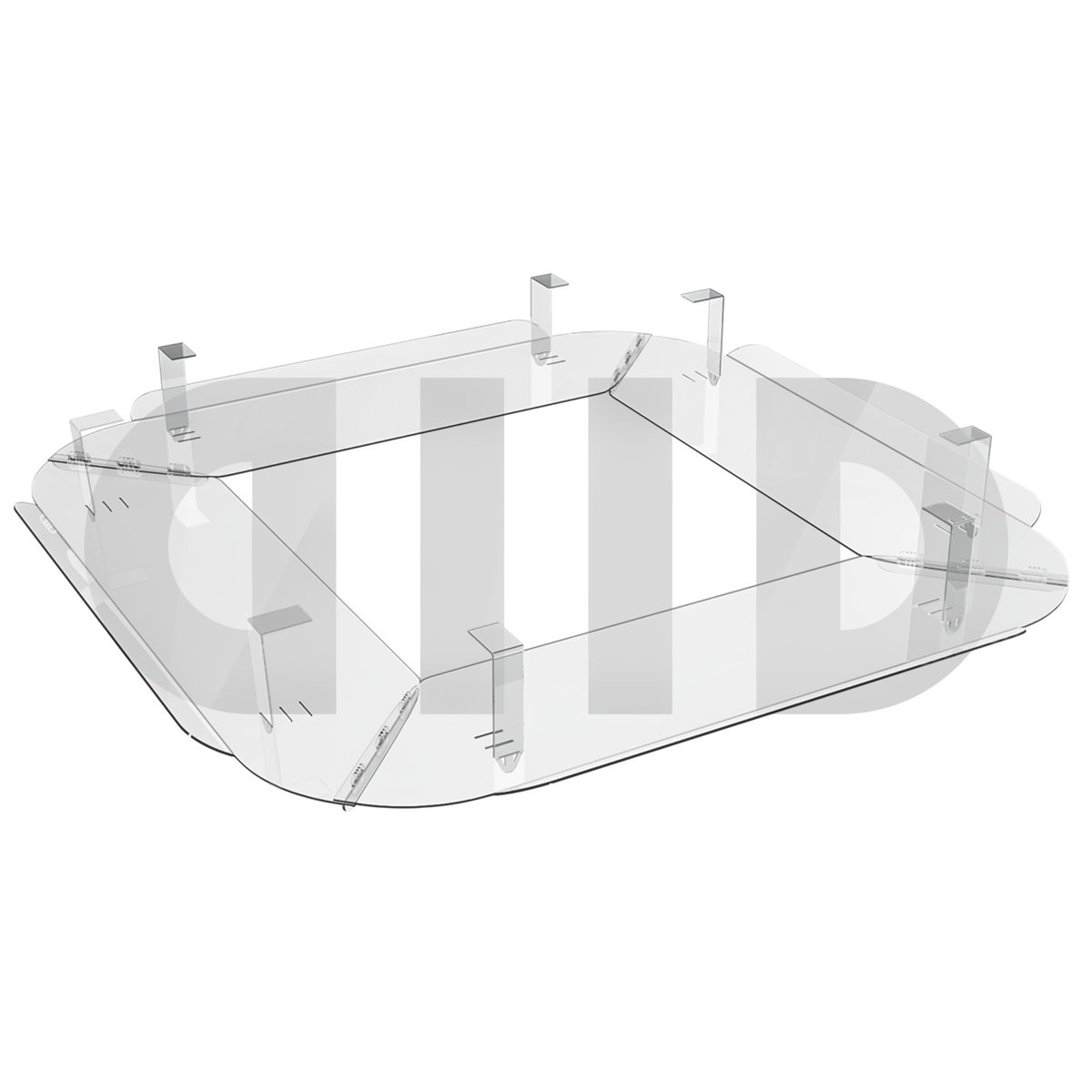 крепление экрана к вентиляционной решетке