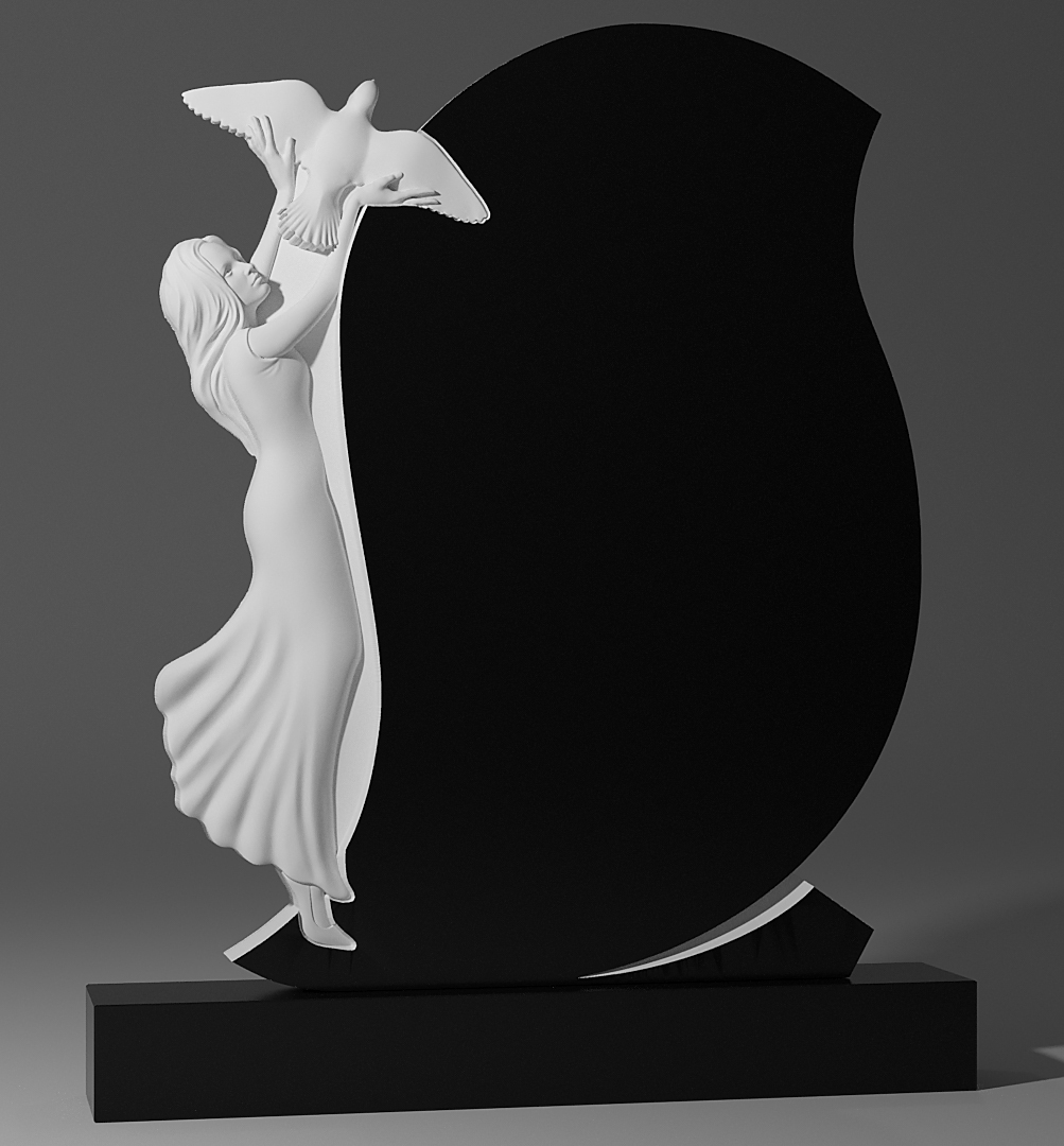 Памятник из гранита Ф196-192 купить в Москве недорого.