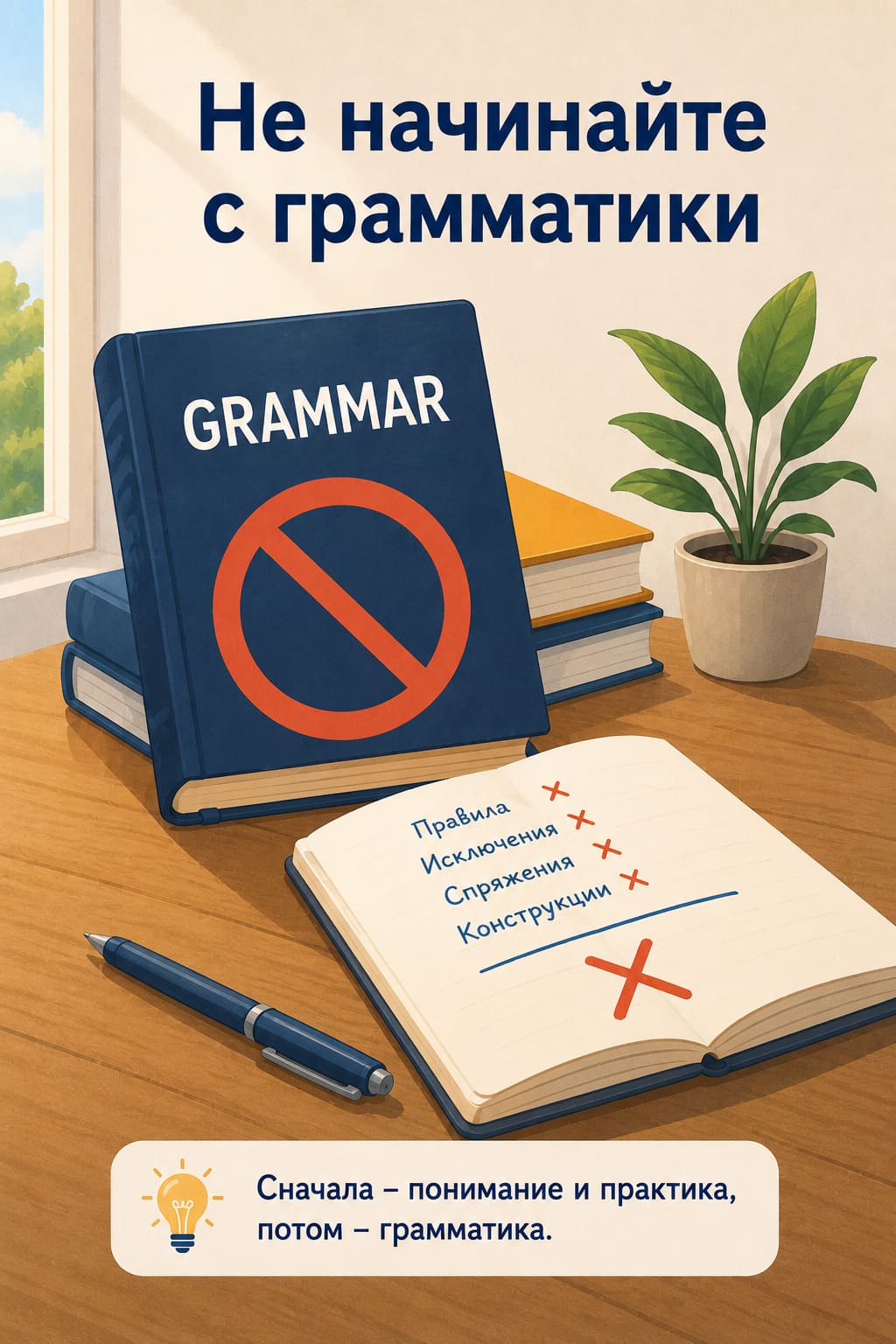 Живой английский вместо перегрузки грамматикой